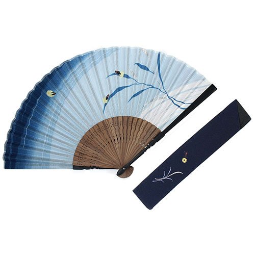 Amazon.co.jp: 山岡白竹堂 紳士用扇子 和風伝統柄 夏風情セット