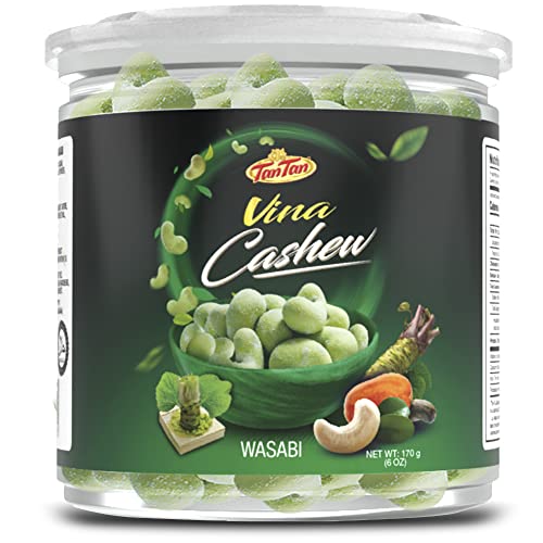 Deluxe Whole Wasabi Cashews By Tan Tan, 6 Ounce, Pack Of 2 #TOP14