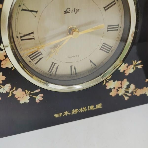 日本将棋連盟  将棋名人400年記念 置き時計 日本将棋連盟 将棋名人400年記念 置き時計 新将棋会館CF【公式