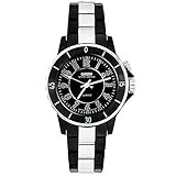 Taffstyle Damen Herren Sportuhr Armbanduhr Metall mit Led Licht Sport Watch Analog Quarz Uhr Schwarz