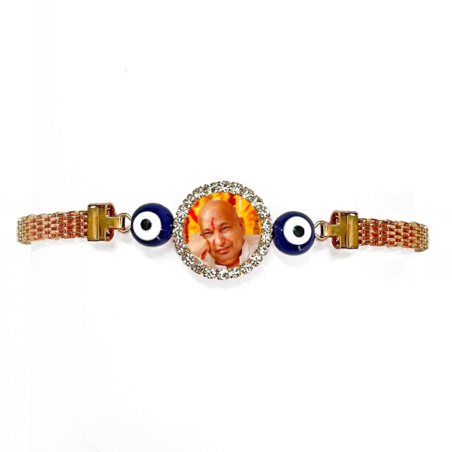 Viditi Evil Eye Guruji Bracelet for Weighty wrist | Guruji bracelets | Guru Ji Bracelets | Guruji Swaroop Bracelets | Guruji rakhi Bracelets for men Women/ladies Guruji Bracelet for Women (B0D45LZRRZ) Amazon Price History, Amazon Price Tracker