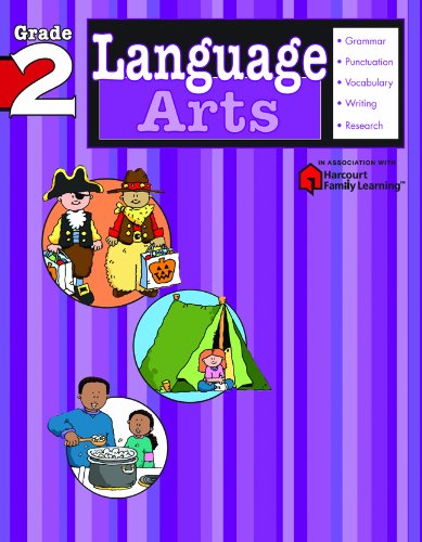 Language Arts: Grade 2 (Flash Kids Harcourt Family Learning)