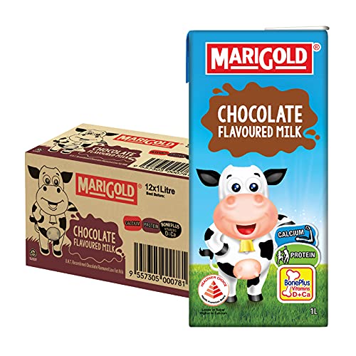 MARIGOLD Chocolate Flavoured UHT Milk 12 x 1l