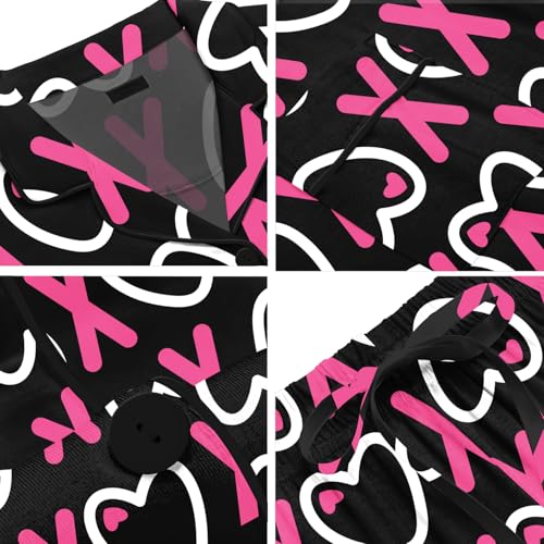 Image of SWOMOG Womens Button Down Pajamas Set Short Sleeve Sleepwear Bride Soft Pj Lounge Sets XS-3XL
