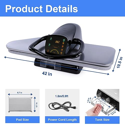 Laciel 42 Inch Large Steam Iron Press thumb #3