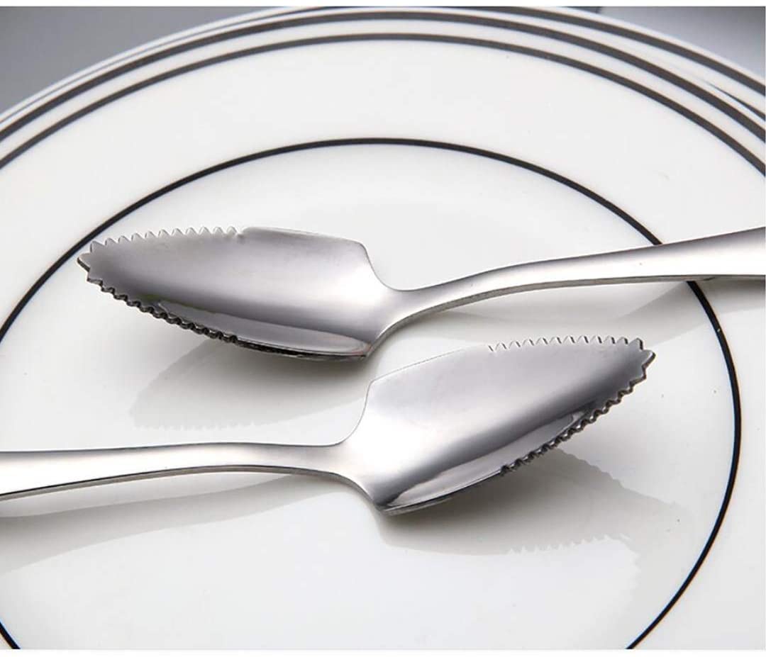 Set di 6 cucchiai per espresso in acciaio inox oro Austin | Maisons du