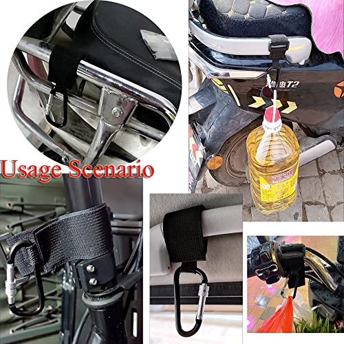 YehVeh Pacote com 3 ganchos de gancho para guidão ganchos de bicicleta para pendurar bolsa de capace