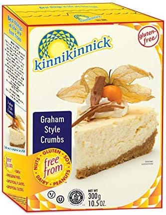 Kinnikinnick Crumbs - Graham Style Gluten Free, 10.5-Ounce (Pack of 3)