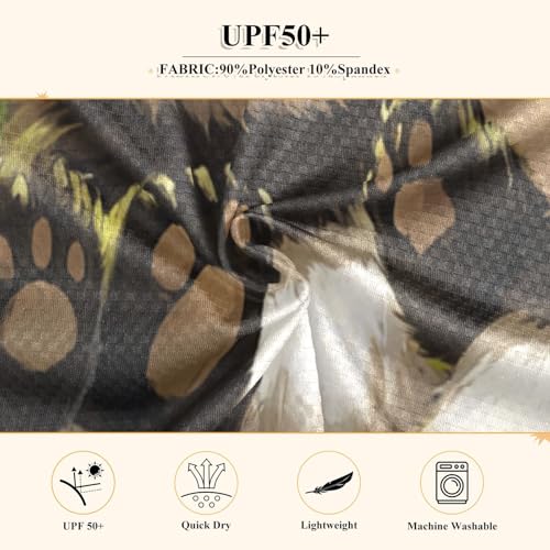 Happy Pandas Green Boy's Rash Guard Swim Shirt Long Sleeve Sun Shirt for Toddler Kid UPF50+4