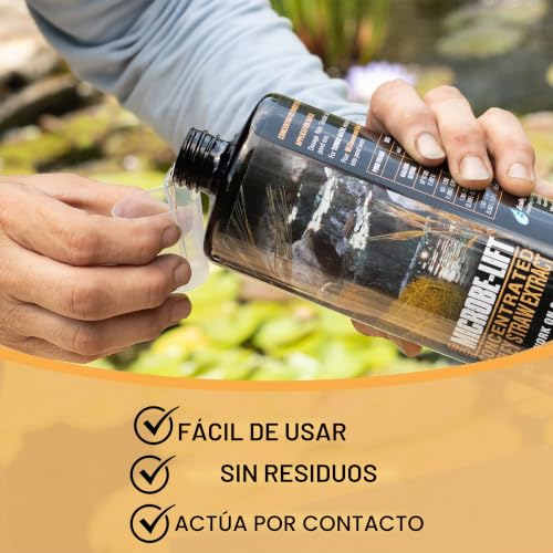 Paja de cebada concentrada Microbe Lift 32 oz que aclara el agua de estanques de forma eficaz 5
