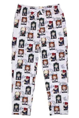 Bioworld My Hero Academia Men's Pajama Pants Izuku Midorya Bakugo Shoto Todoroki Ochaco Uraraka Manga Anime Sleep Pants3