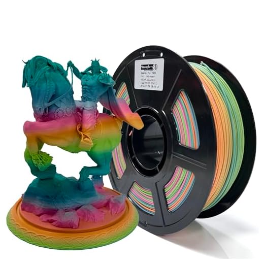 Stronghero3D PLA 3D Printer Filament,Matte Multi Color Filament,Macarons Color Filament,Rainbow,1.75mm,Net Weight 1kg(2.2lbs)