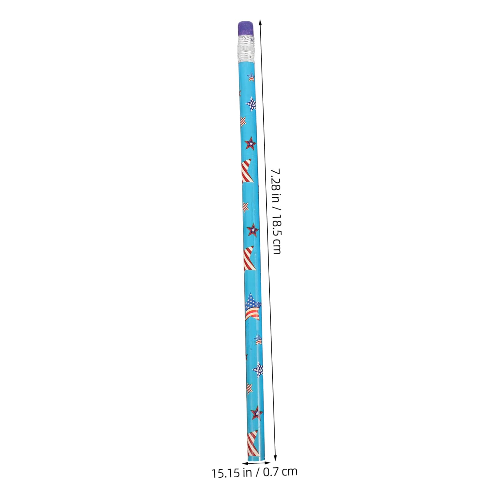 NUOBESTY 4 Juegos Lápiz De Lápiz De Papelería 4 De Julio Escribiendo Lápices Lapices Infantiles Lapices Para Niños Pintura Escribiendo Lápices De Madera Lapices Largos 48 Uds * 4