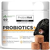 ProbioVet+ gegen Juckreiz & Pfotenlecken - Probiotika Hunde - Kautabletten mit Bacillus Velezensis & L-Glutamin - Darmflora & Immunsystem Hilfe - Anti-Juckreiz 60 Stücke