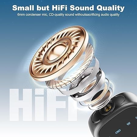 Image of Wireless Lavalier Microphone High Fidelity Noise Reduction TikTok Short Live Streaming iPh-one & Android Interview Youtubers Classes Instagram Singing Reels Podcast Vlogging Office(K26)