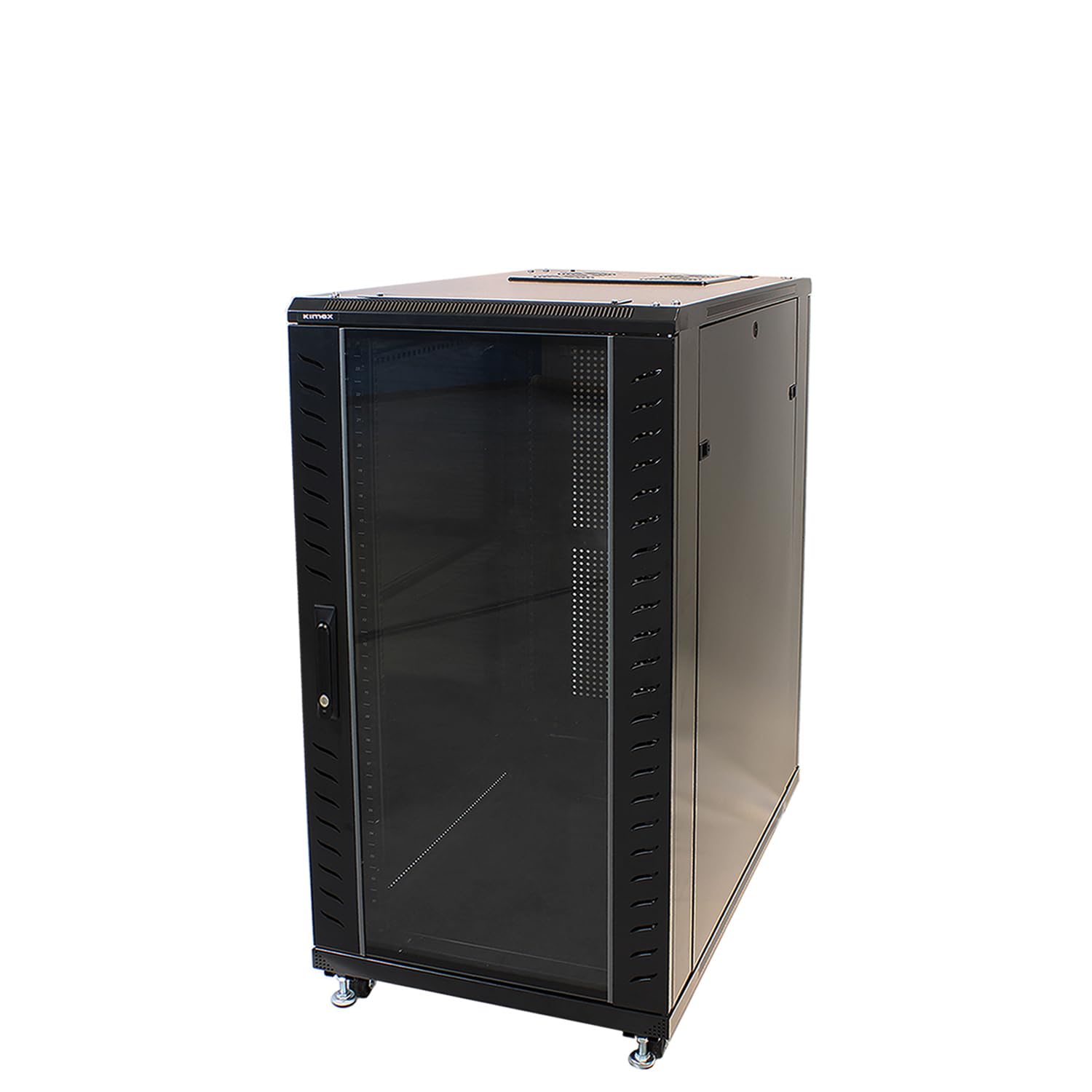 KIMEX - Baie de Brassage 19" 29U 600x800mm (Largeur x Profondeur) - Rack Serveur Informatique au Sol - Armoire Réseau 19 Pouces - Charge Max 800 kg - Ref 112-6829K