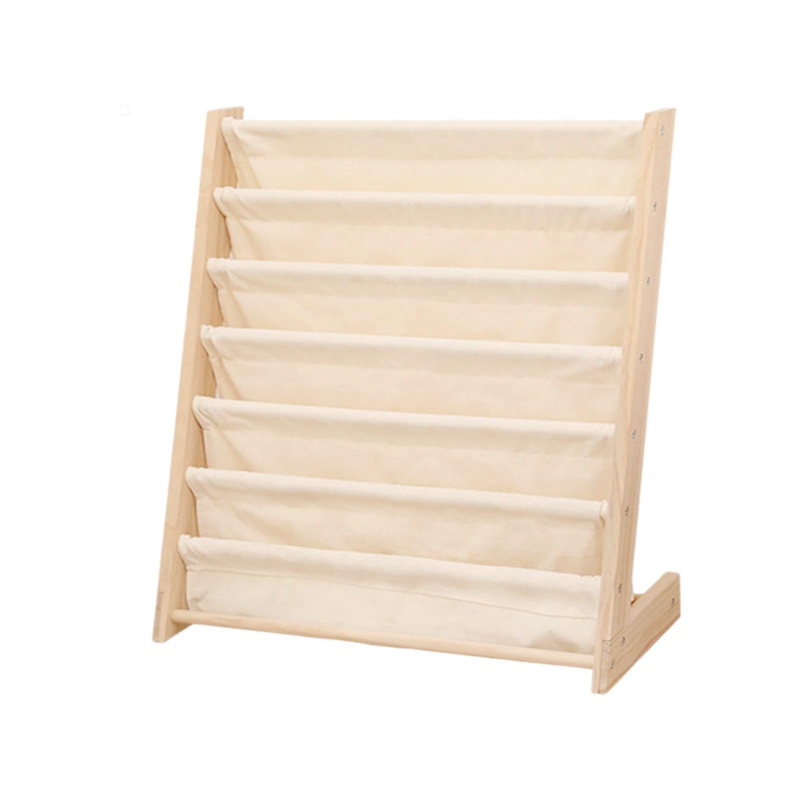 Estantería de Libros de para Madera para niños, Gran, 60x30x80CM | para fomentar la lectura temprana en la sala de juegos.