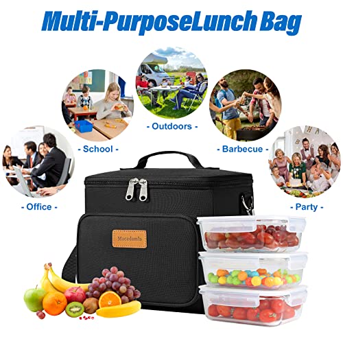 Macadamla Weinas JTBAG001 Lunch Bag For Women/Men,Reusable Lunch Box Leakproof Cooler Bag thumb #1