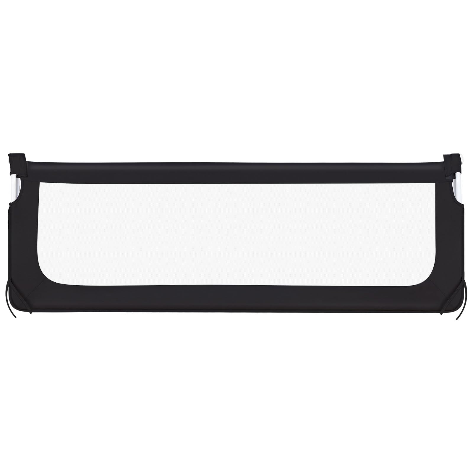 HUOLE Griglia di protezione per letto per bambini, Barriera Protettiva Anticaduta Letto, Richiudibile,pieghevole, protezione da cadute-200 * 70 * 26 cm-nero