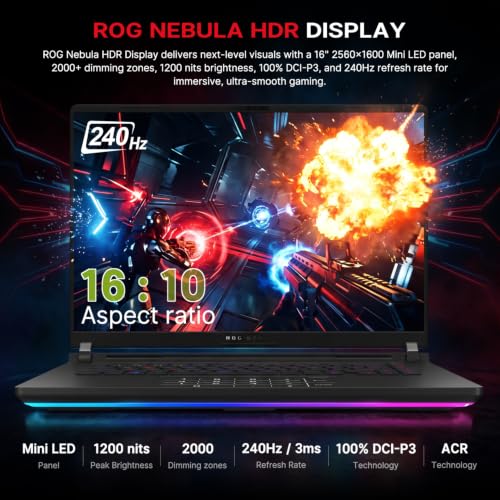 Image of ASUS ROG Strix Scar 16 RTX 5090 Intel Core Ultra 9 275HX 2.5K Gaming Laptop