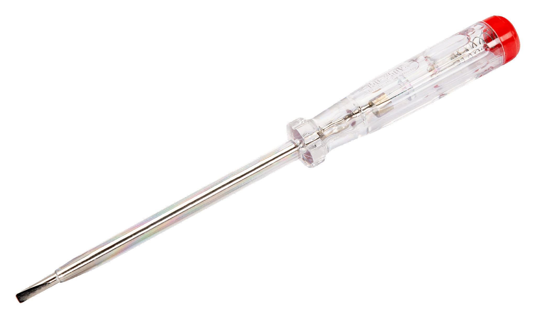 Bahco 806-1-1 Mains Tester 3mm 65mm 150-250V Clear Impact-Resistant