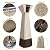 Outdoor Square Standup Patio Heater Cover Water-Resistant Heavy Duty Oxford Fabric with Zipper Heater Cover for Outdoor Heaters, PU Coating, Anti-UV, Windproof, Anti-Dust(90"*21"*21")