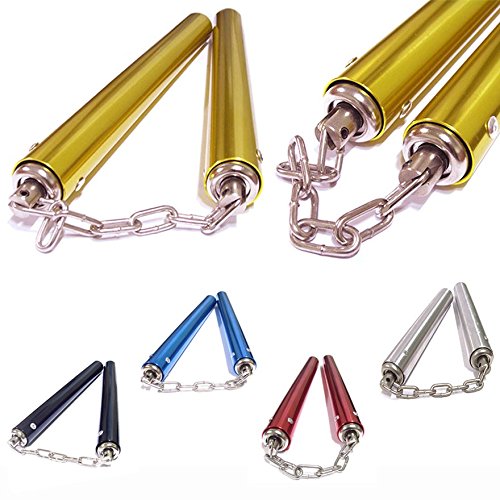 NUNCHAKU Imported Aluminum Free Ball Bearing 11 INCH Metal Handle