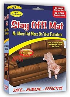 Pet Parade Stay Off! Mat - Indoor Pet Training Sonic Repellent for Dogs