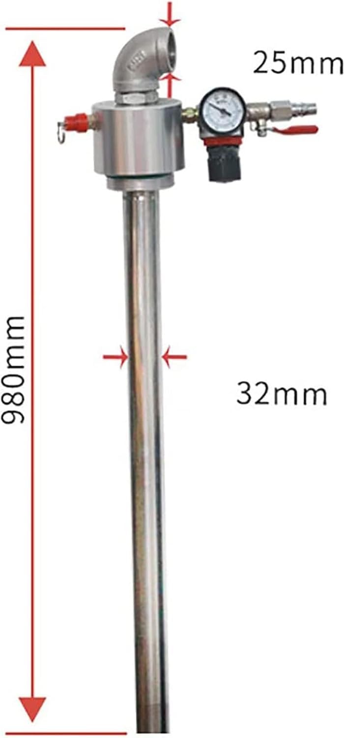 Pompa pneumatica for diluente, pompa for fusto da 4", pompa pneumatica for trasferimento olio for fusto, può trasportare diesel, acqua, olio motore, olio idraulico, olio for ingranaggi e altri liquidi