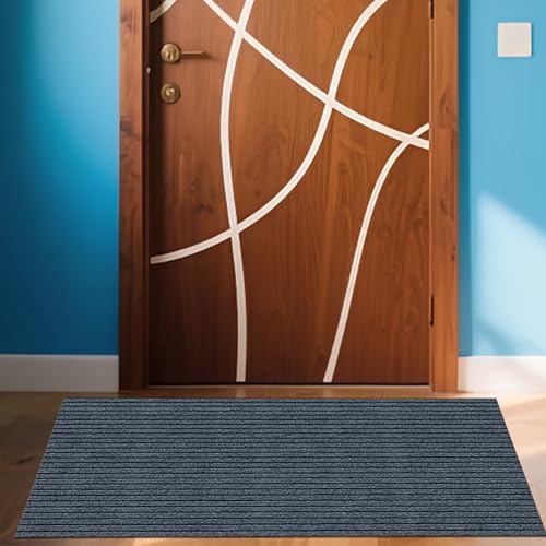 Tapis Entrée Intérieur Antidérapant Lavable en Machine et Absolument Imperméable - 2