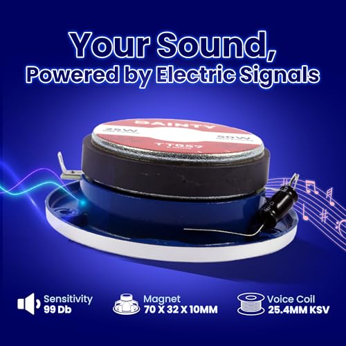 Image of DAINTY Tweeter TT857 | NORMALIMPENDANCE:8Ω | MAXPOWER: 25W /50WRMS | Frequency: 1.5K-20,000HZ VOICECOIL:25.4MMKSV | Diaphragm: Titanium | NETWEIGHT: 0.5KGS