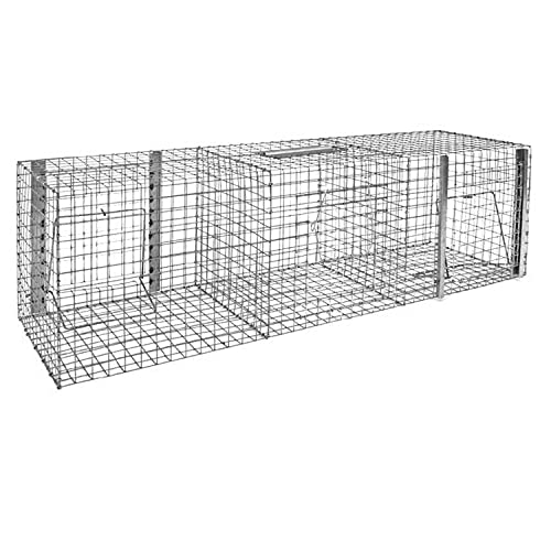 Petigi Animales Humane Trampa Jaula Captura Ratones Ratas Conejos Topos Martas Castores Tejones, Dimensiones/Modelo:Trampa para pájaros 1 (102 x 30 x 40 cm)