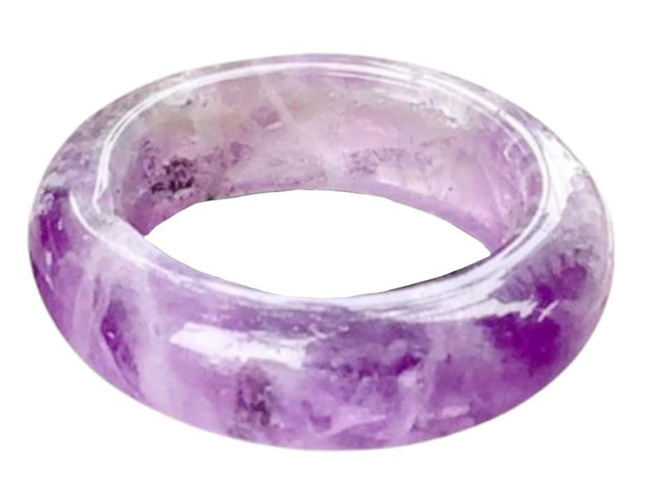 エレガントな紫色のアメジストリングsize13 Amazon | リング