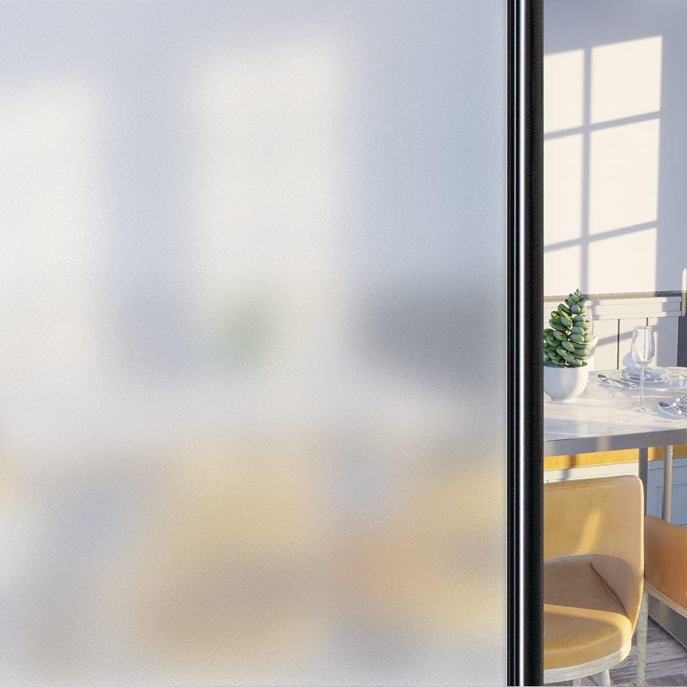 DIFIT Pencere folyosu, UV ışınlarına karşı buzlu cam folyosu, görüş engelleyici folyo, pencere, çıkarılabilir, kendinden yapışkanlı folyo, pencere folyosu, opak, tekrar kullanılabilir folyo, pencere,