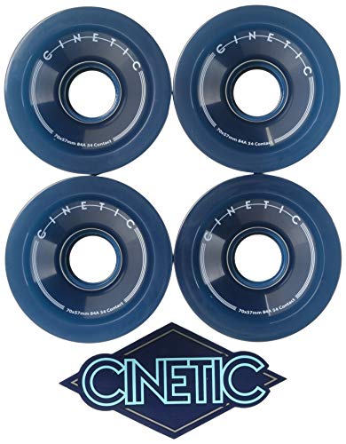 ruedas surfskate 23 CINETIC Crop 70mmx57mm 84a Wheels Pack Ruedas Skateboard, Adultos Unisex, Azul (Multicolor)