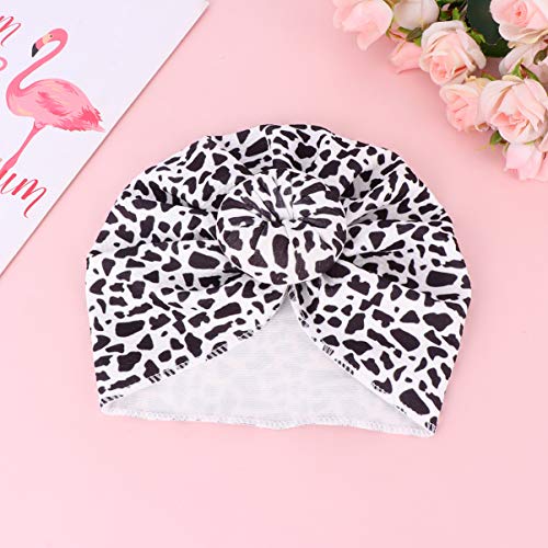 Abaodam Pacote com 2 gorros para bebês meninas meninos recém-nascidos meninas meninos toucas com laç