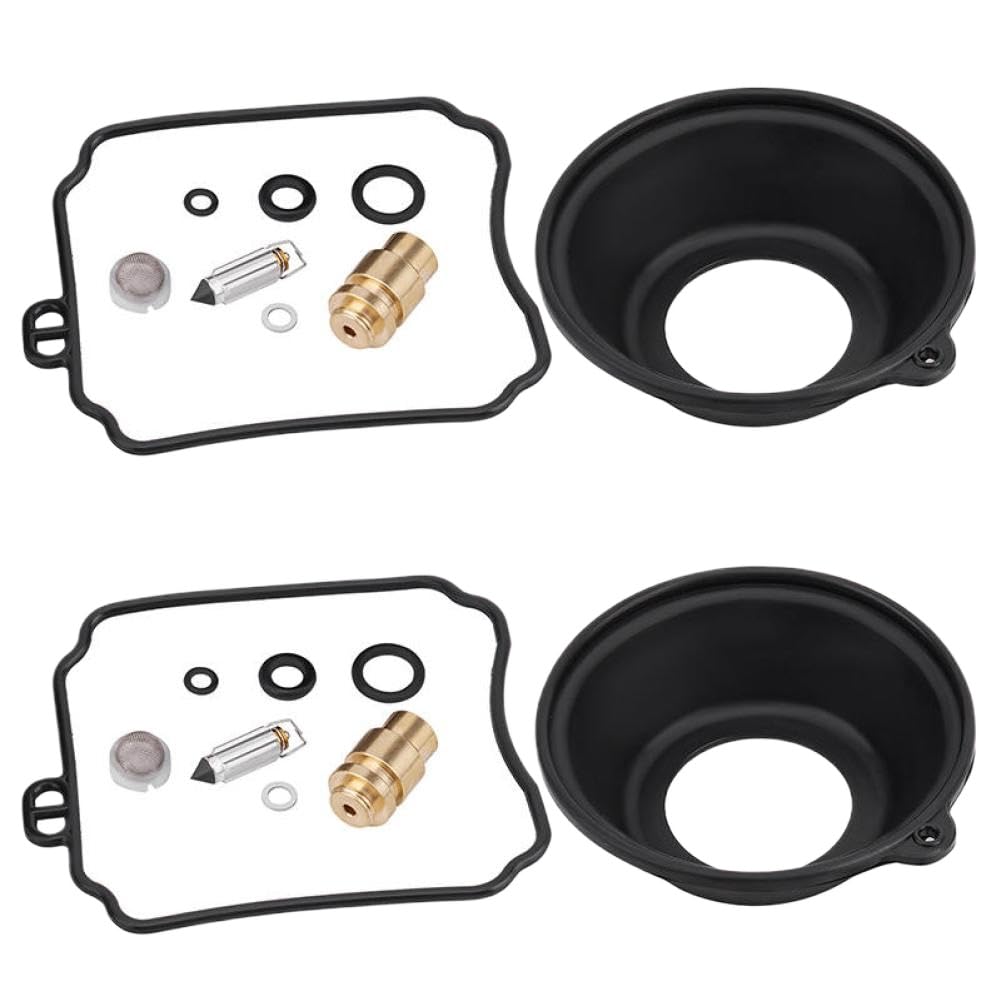 Kit de Herramientas de reparación de carburador 1/2 Juego Compatible con V 650 XVS650 Custom XVS650A XVS650AT Silverado(2 Set)