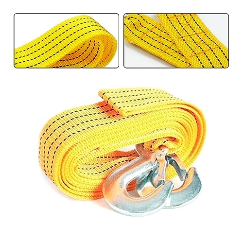 Cable de remolque con ganchos de acero forjado para recuperación vial 3