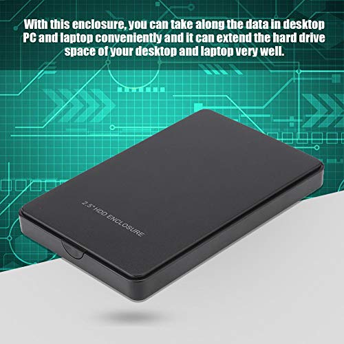 Woyisisi W25q720 2,5-Zoll-USB2.0-SATA-Festplatte (mobil) Box-Fall Festplattengeh?use Freie Schraubenunterst¨¹Tzung 2 TB – Bild 6
