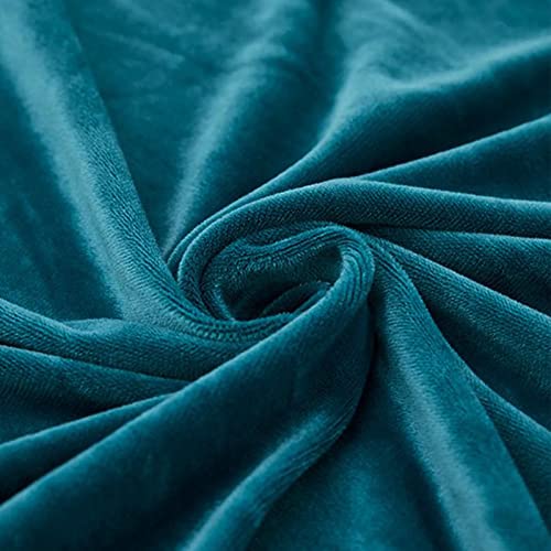 Housse de canapé en velours bleu protège des éclaboussures - 3