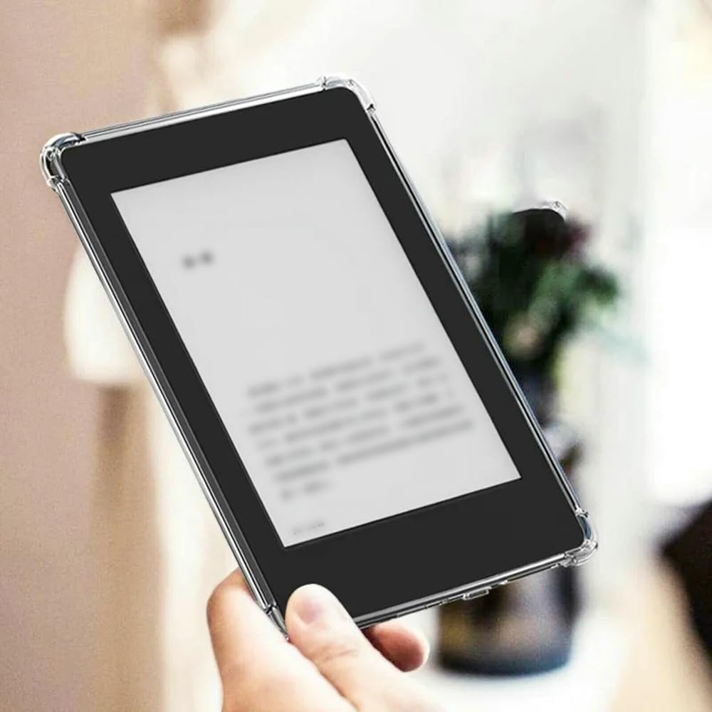 Transparente Schutzhülle für Amazon Kindle Fire HD7, HD8, HD10, 6., 7., 8., Papewhite Oasis 2022, 2023, ultradünn, TPU, weich, transparent, für Amazon Kindle Max (für Paperwhite 1/2/3 2012,