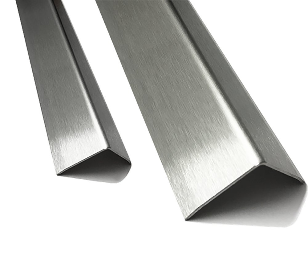 10er Set Edelstahl Kantenschutzwinkel 3-fach gekantet 40x40x1,5x1.500