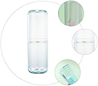 Vista 5 de DOITOOL Estuche para cepillos de dientes de viaje de plástico transparente para cepillos de dientes, contenedor portátil para cepillos de dientes
