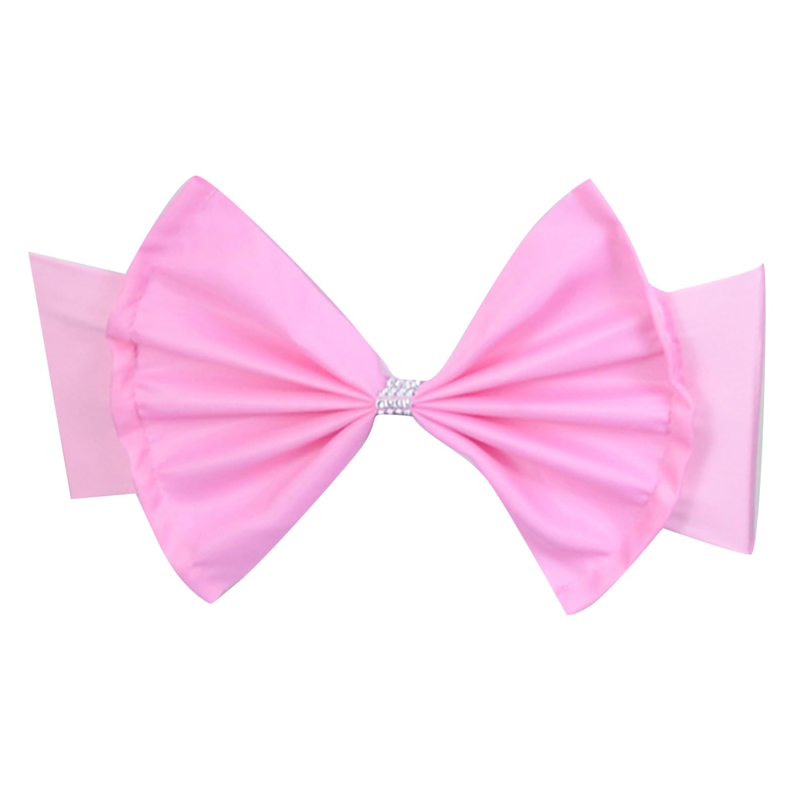 Nucelit Chair Bows Ties Chair Wraps for Weddings Celebration and Family Gatherings in Optional Color Sash 1PC Band
