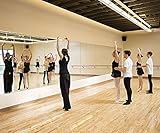 H&A Wall Mounted Home Gym Mirror - 48'x32' for Dance Studio, Fitness, Yoga