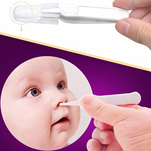 Baby Safe Nose Clean Clip ABS Plastic Tweezers Ear Nose Clean Navel Tweezers Baby Care Cleaner