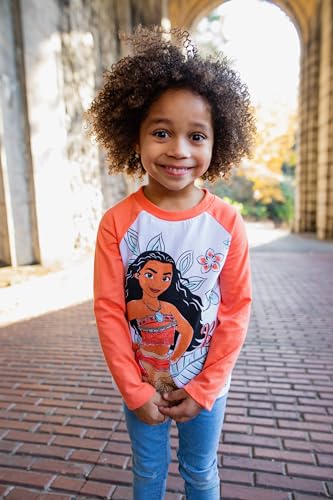 Image of Disney Girls 2 Pack Long Sleeve T-Shirts Infant to Big Kid Sizes (18 Months - 14-16)