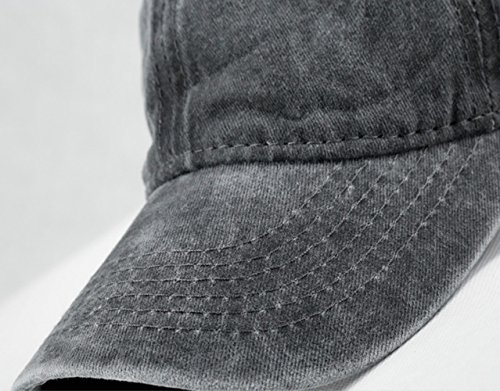 Unisex Dog Mom Vintage Jeans Adjustable Baseball Cap Cotton Denim Dad Hat Black #TOP2