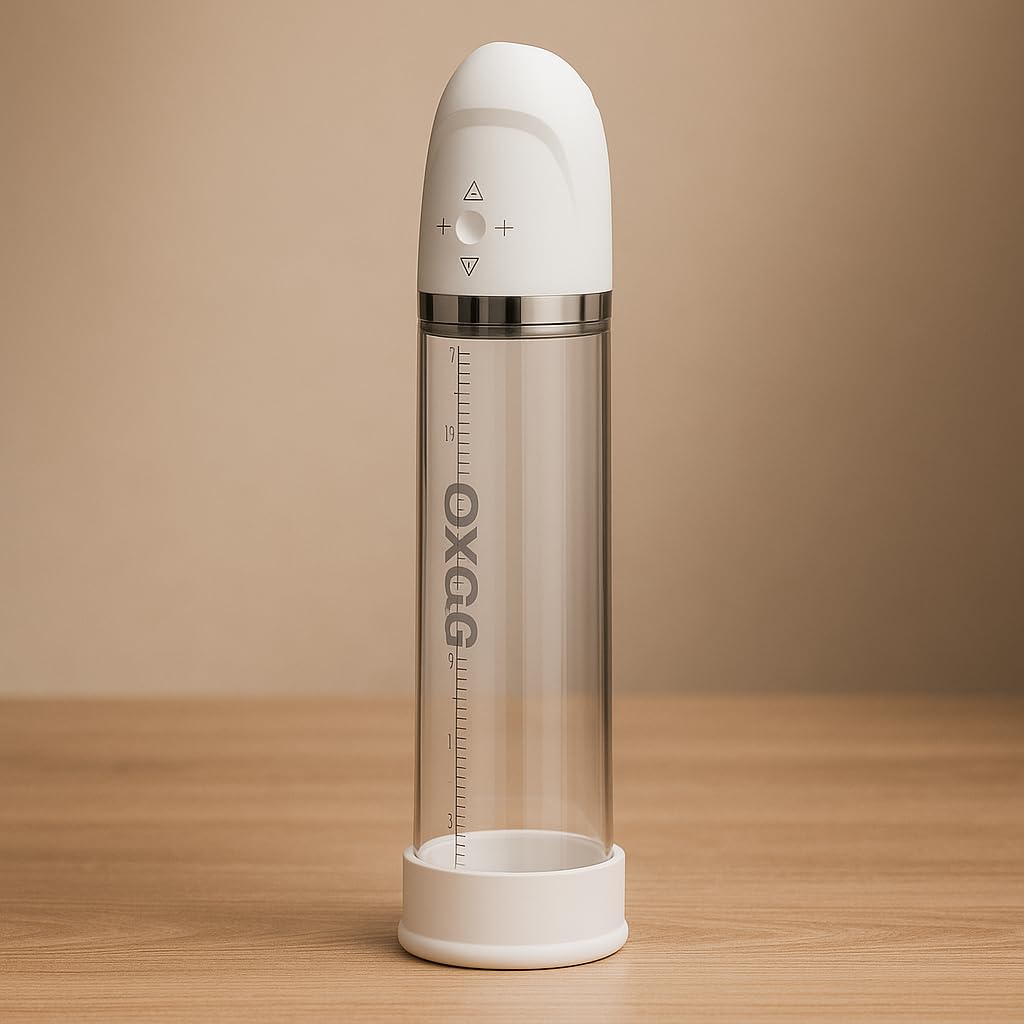 Sh! - Pompa per ingrandire il pene da uomo, 9 modalità di vibrazione, potenza multi-aspirazione, ricarica USB magnetica, pompa per ingrandire l'erezione, strumento di potenziamento maschile per una