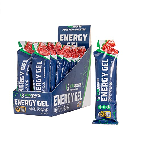 VitaSports Energy Gel - (24x70) Strawberry